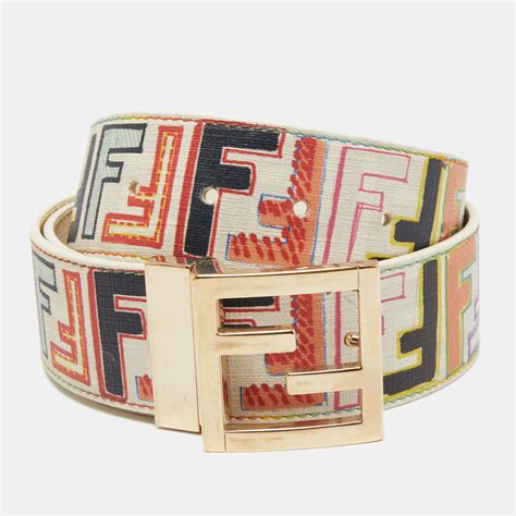 fendi kan i multicolore|fendi multicolor belt.